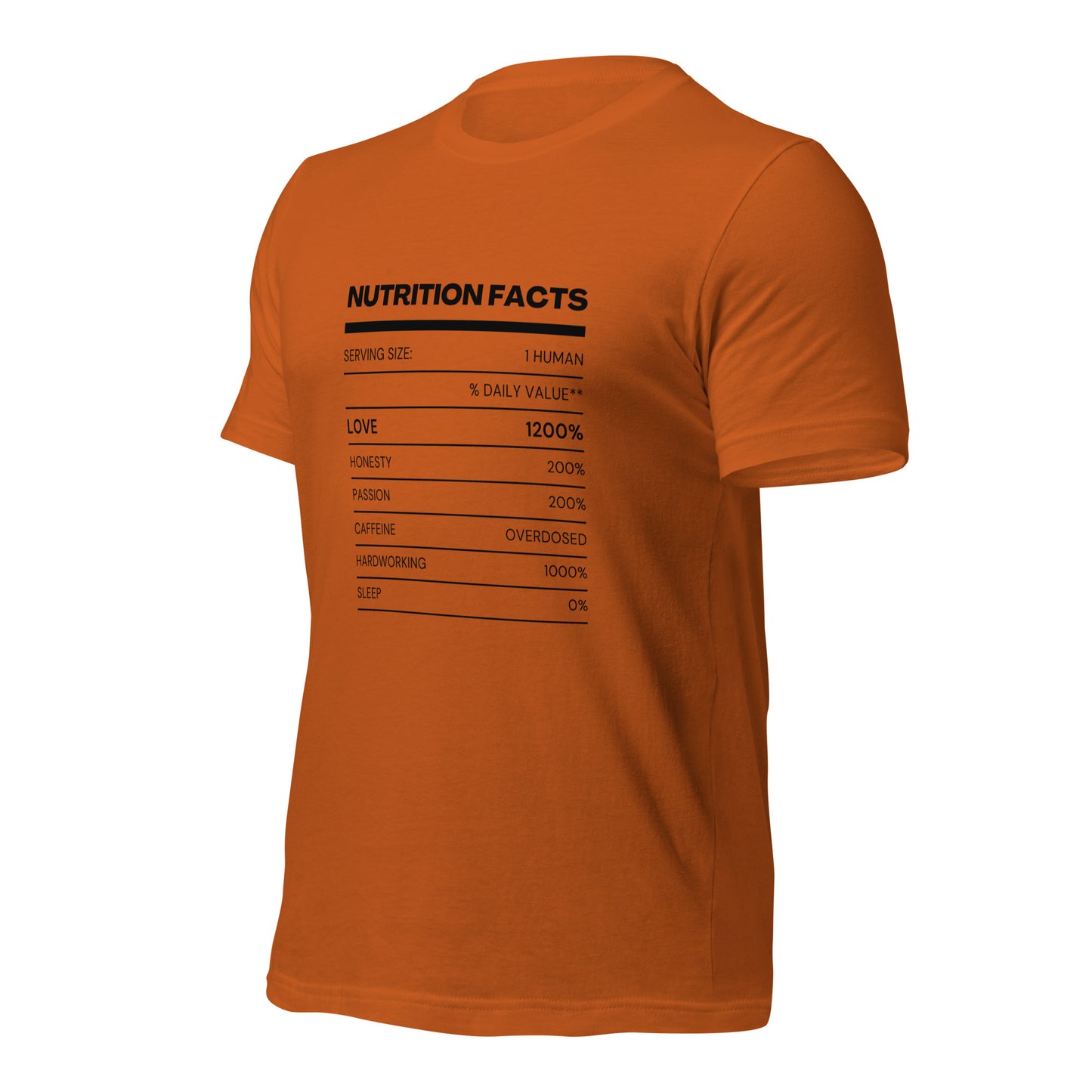 Nutrition Facts T-Shirt