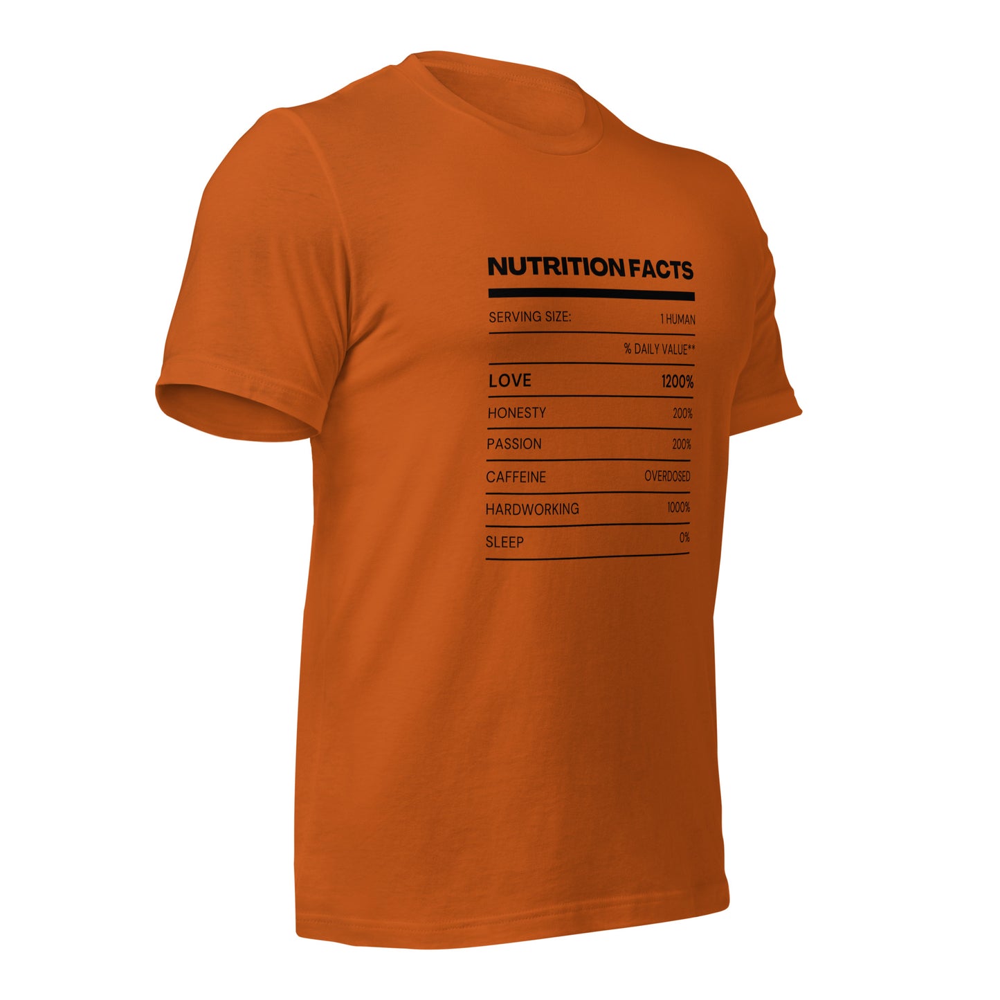 Nutrition Facts T-Shirt