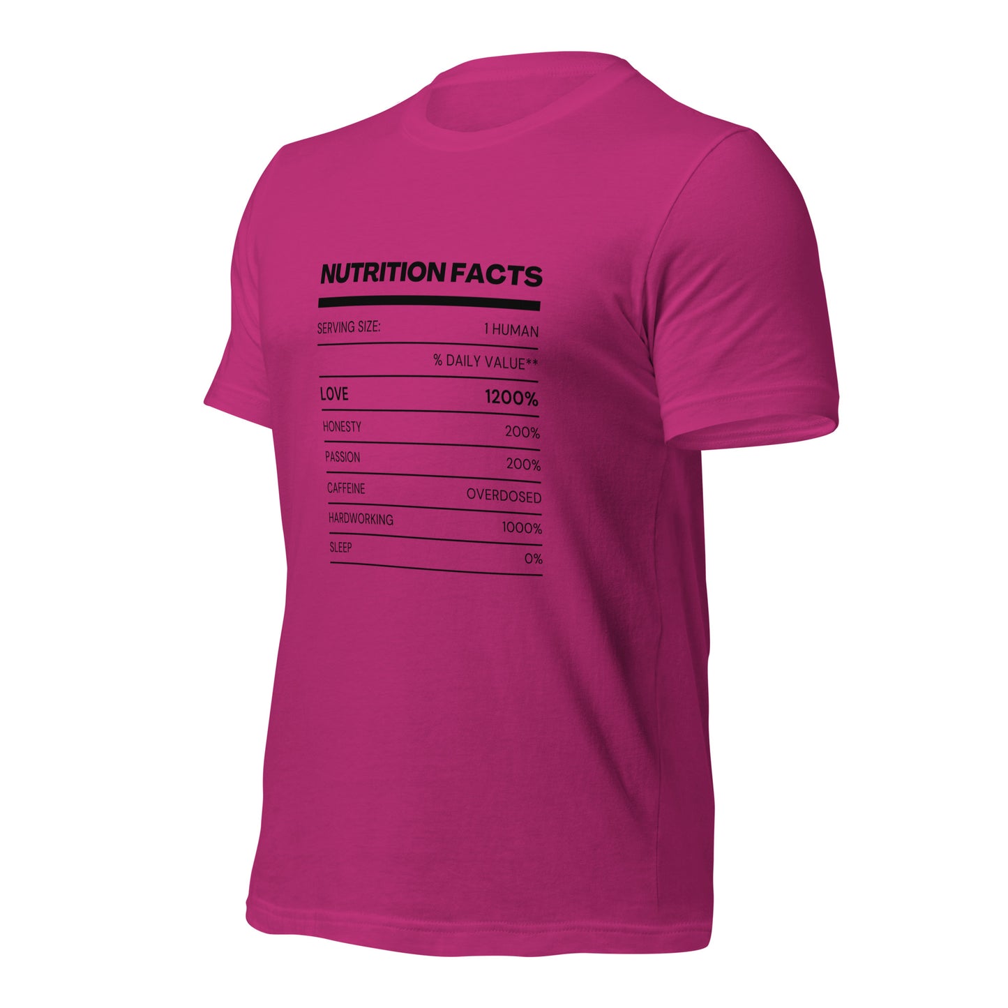 Nutrition Facts T-Shirt