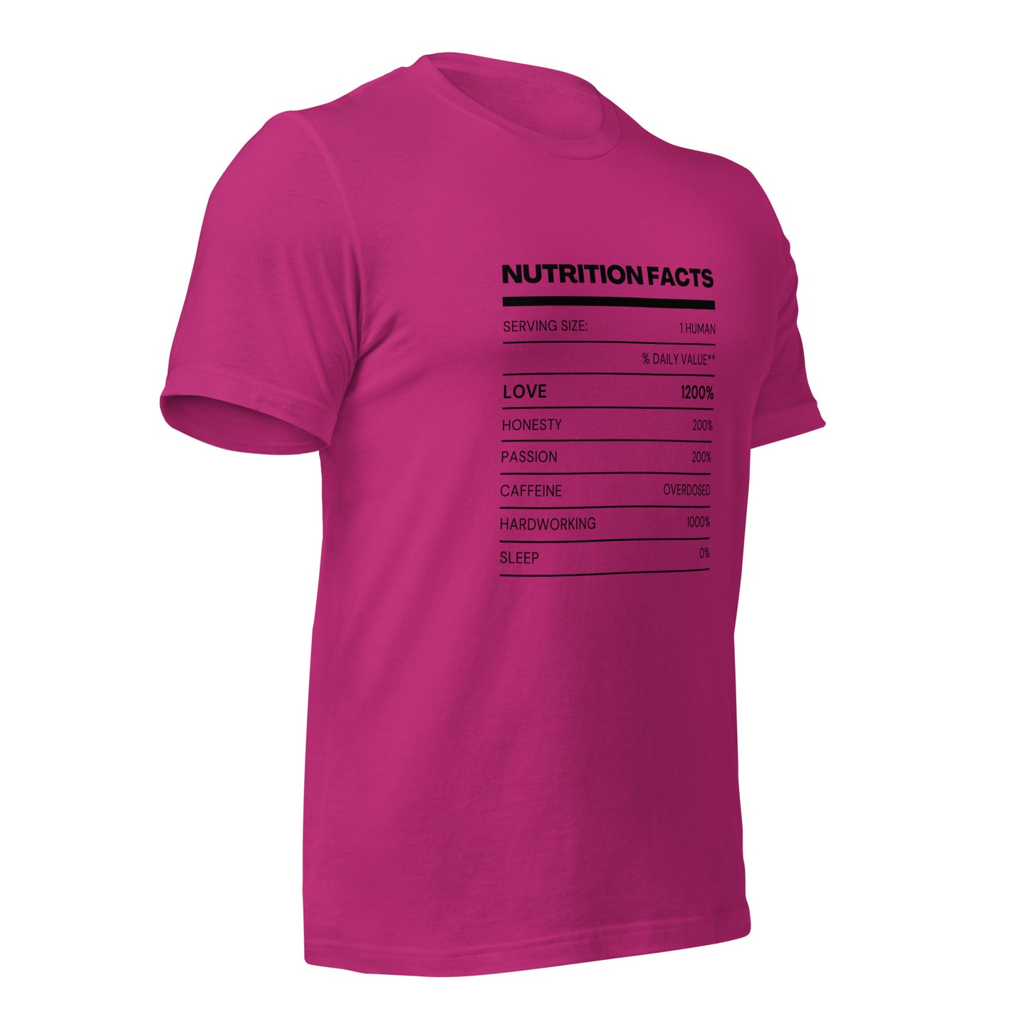 Nutrition Facts T-Shirt