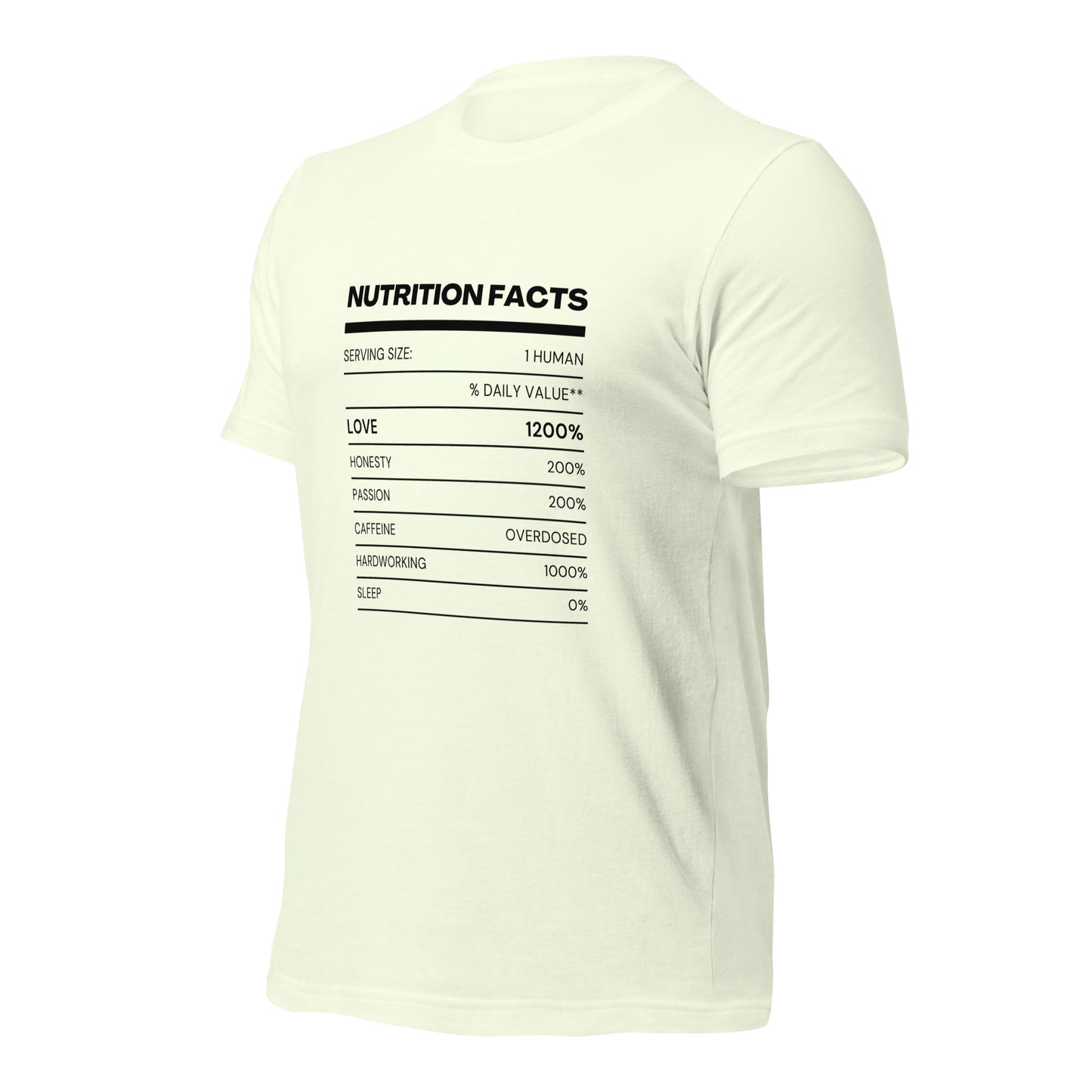 Nutrition Facts T-Shirt