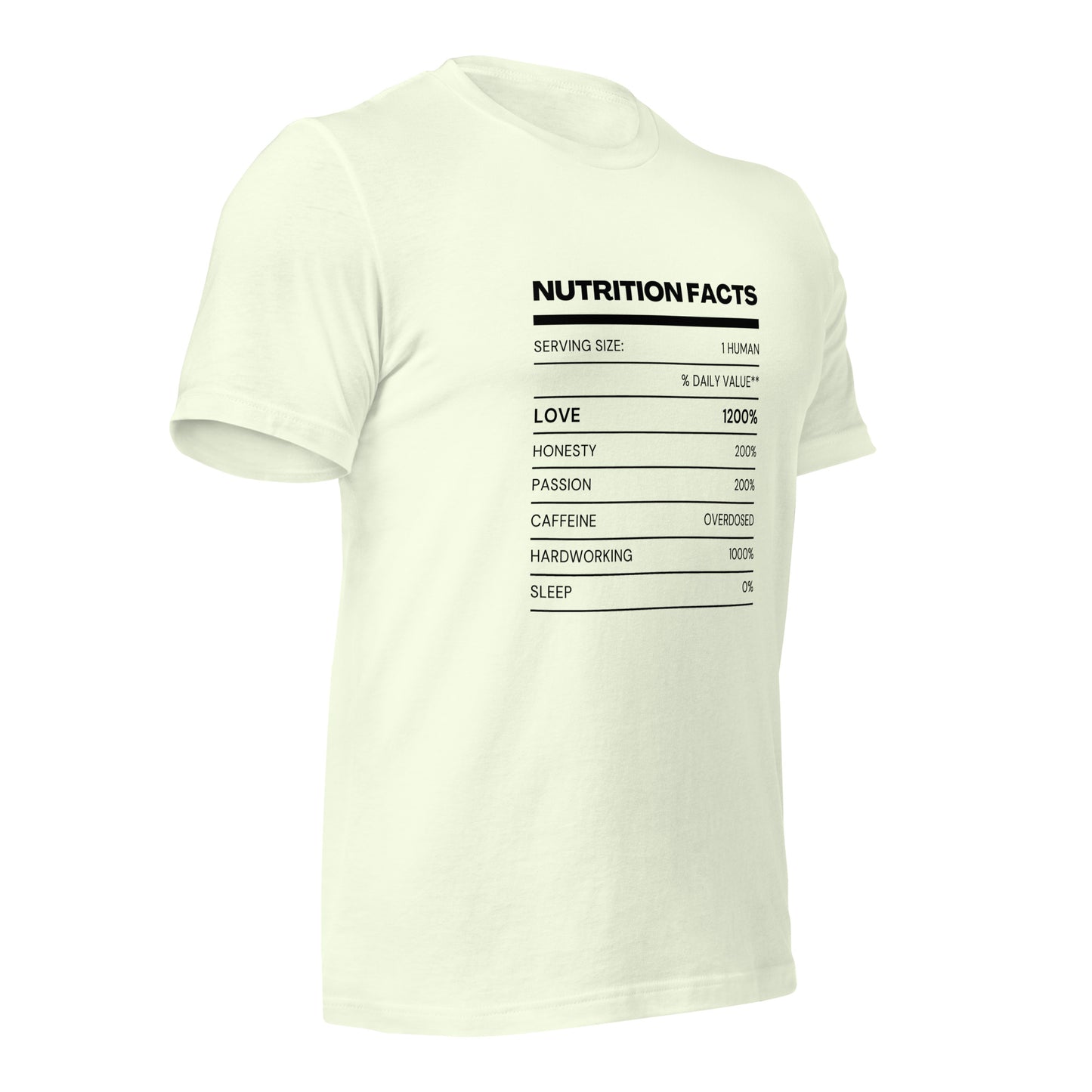 Nutrition Facts T-Shirt