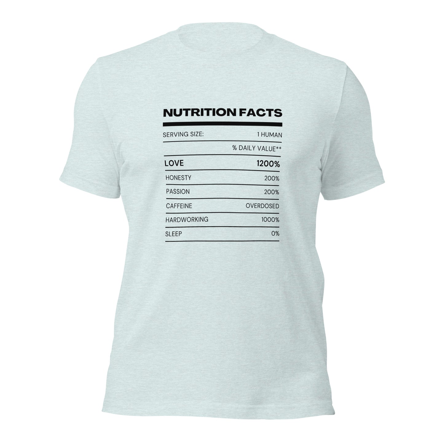 Nutrition Facts T-Shirt
