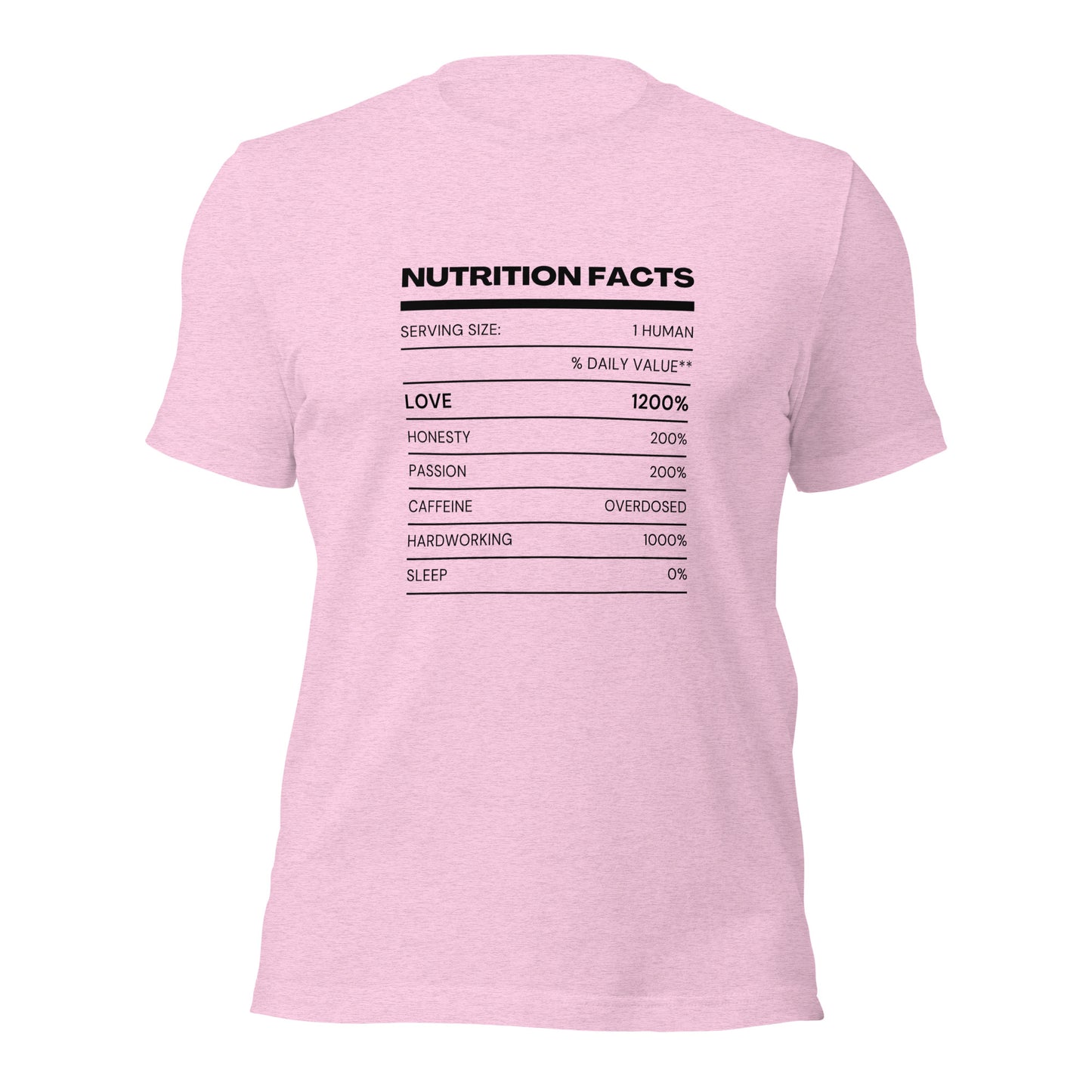 Nutrition Facts T-Shirt