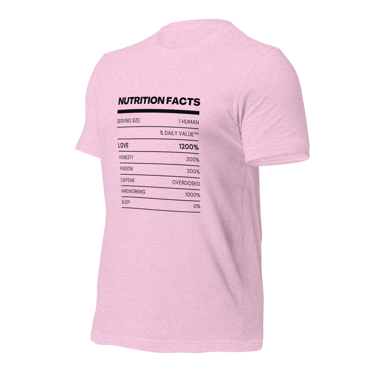 Nutrition Facts T-Shirt