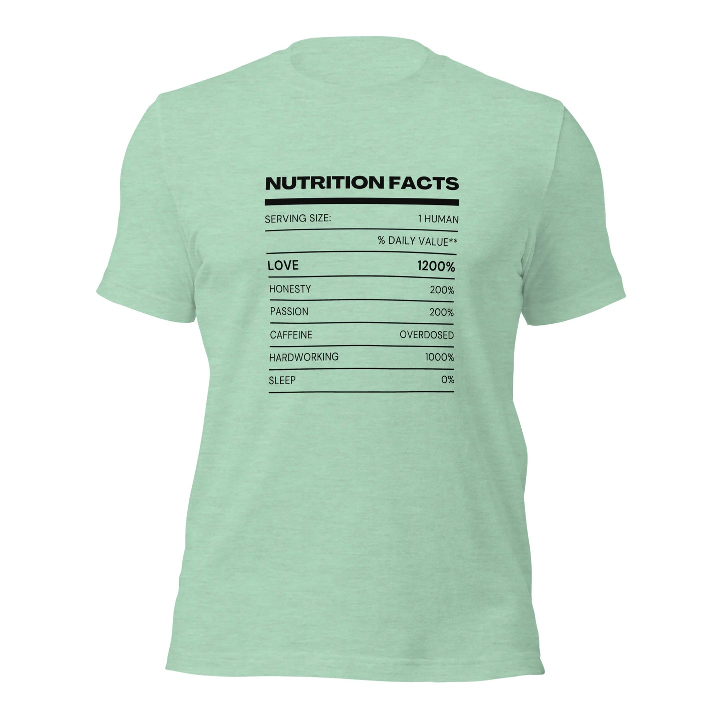 Nutrition Facts T-Shirt