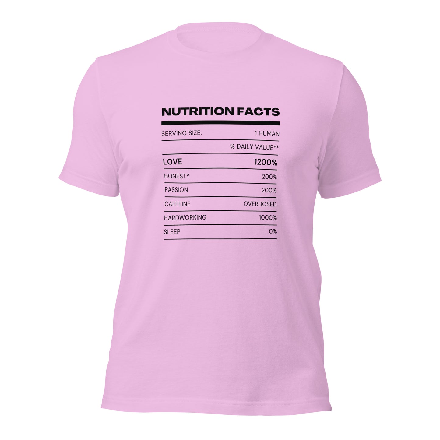 Nutrition Facts T-Shirt