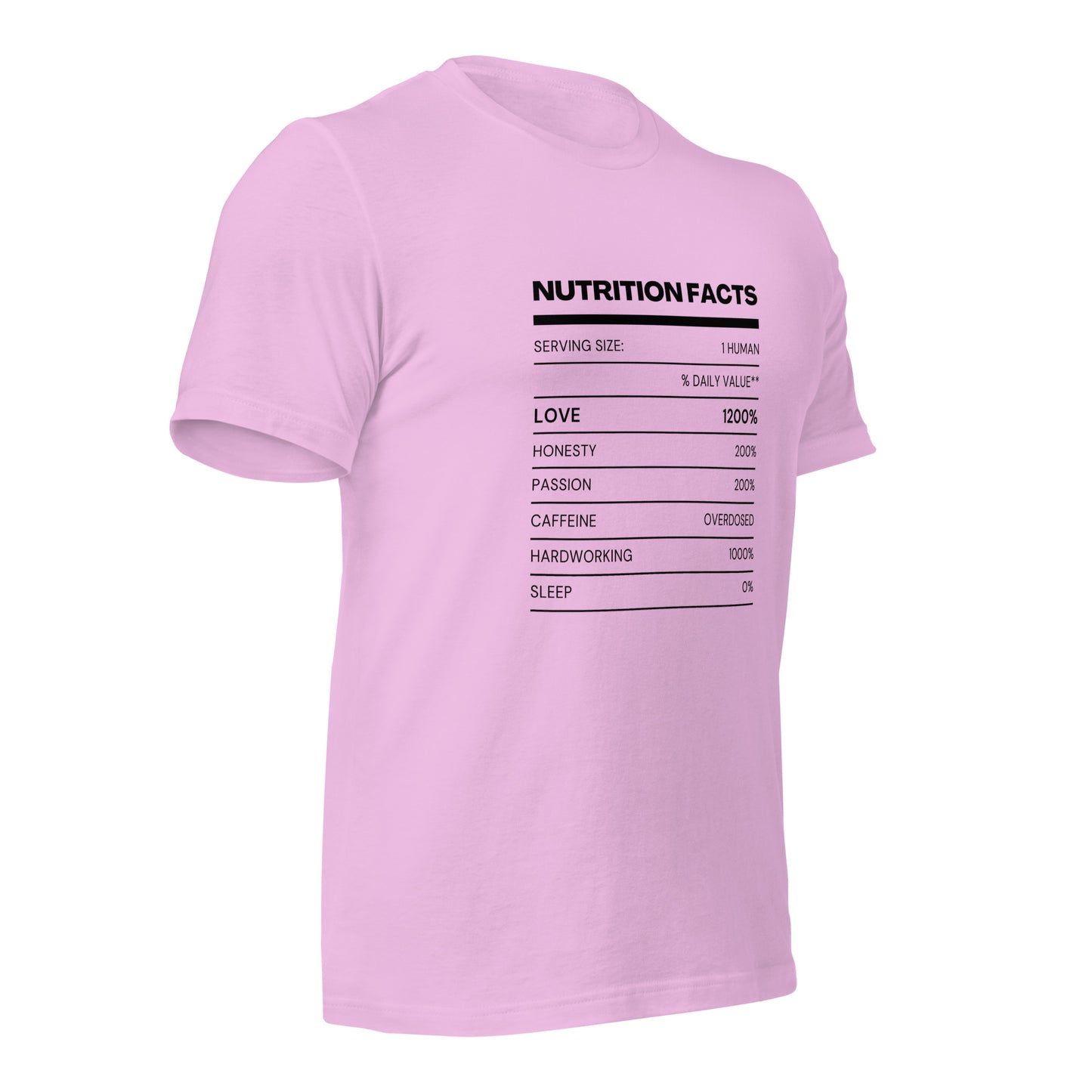 Nutrition Facts T-Shirt