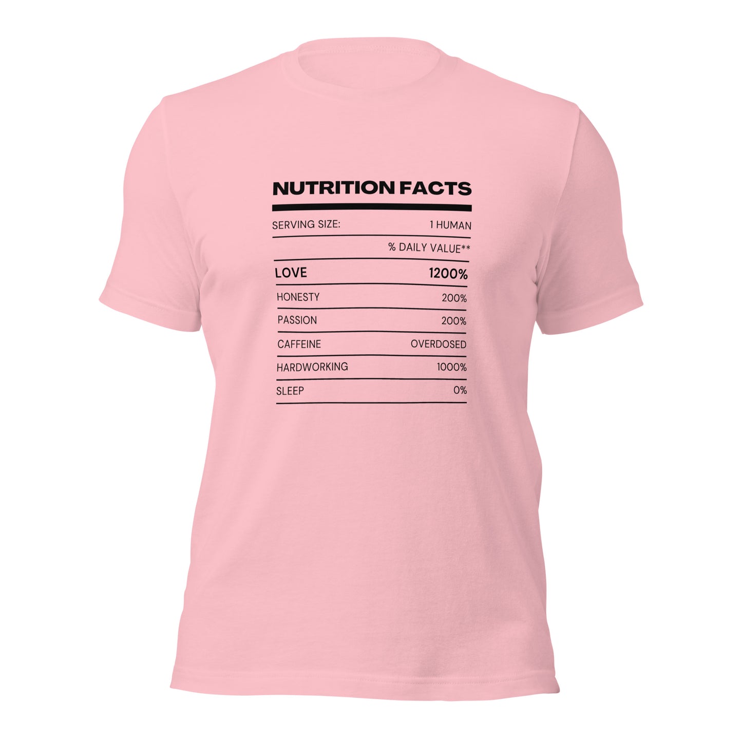 Nutrition Facts T-Shirt
