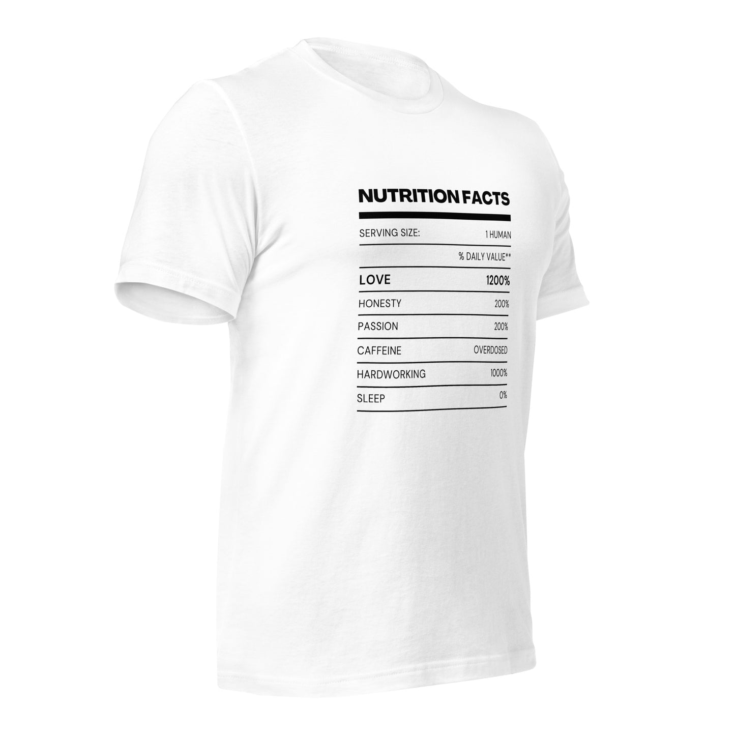 Nutrition Facts T-Shirt